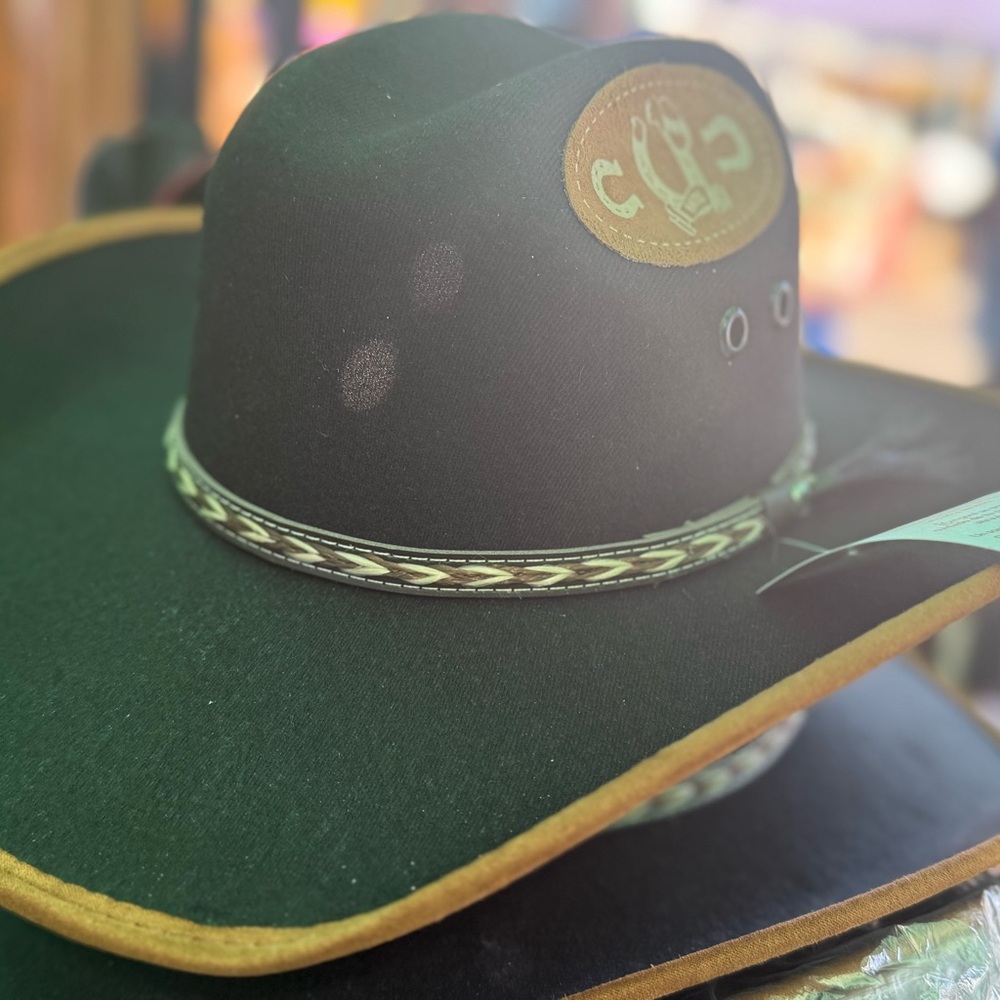 Black and Tan kids hat Western style